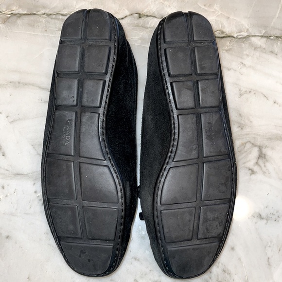 PRADA suede bow driver loafer - Picture 2 of 9